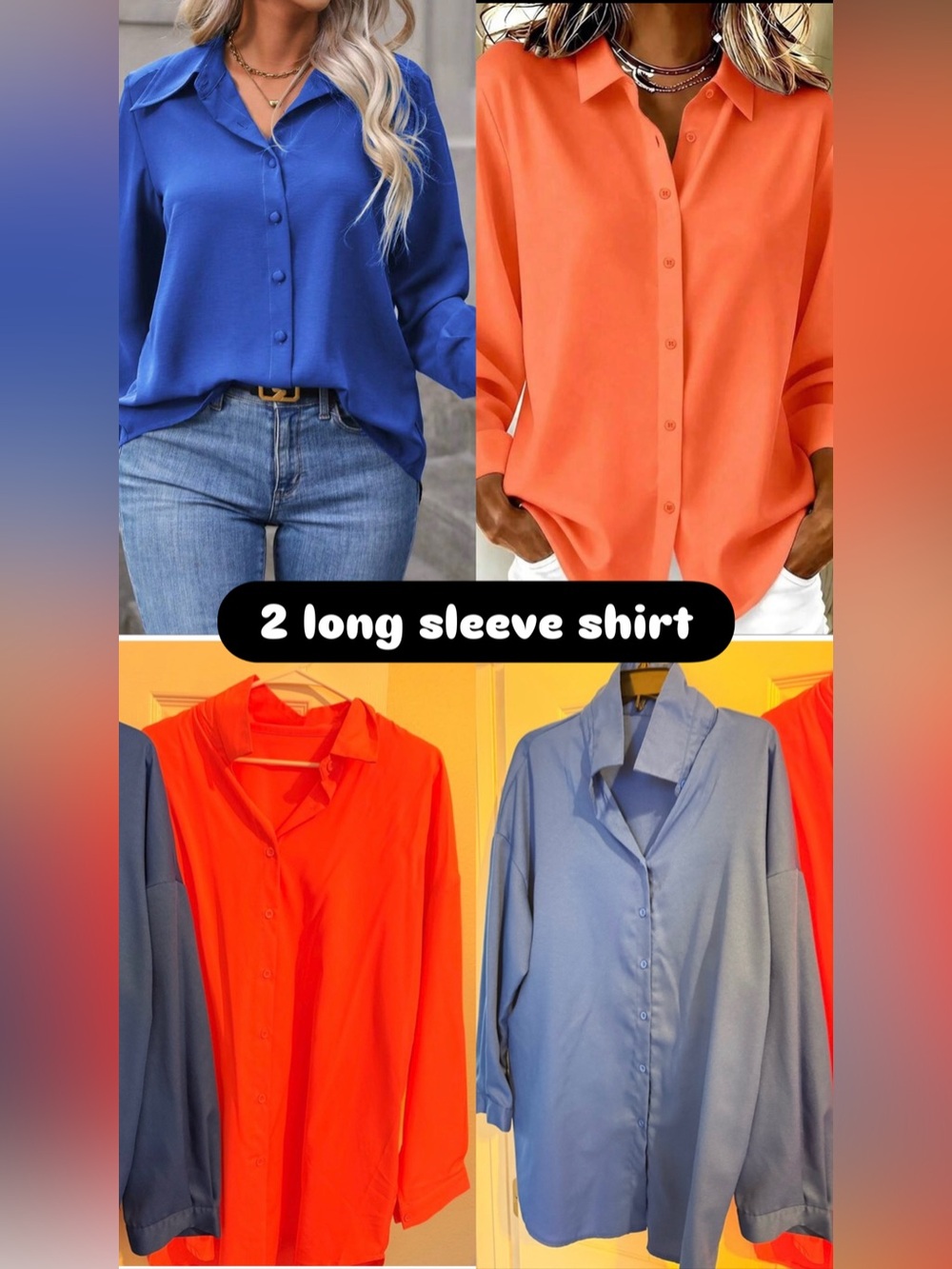 SHEIN 2 long sleeve top